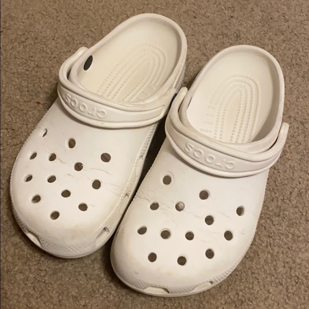 White Crocs